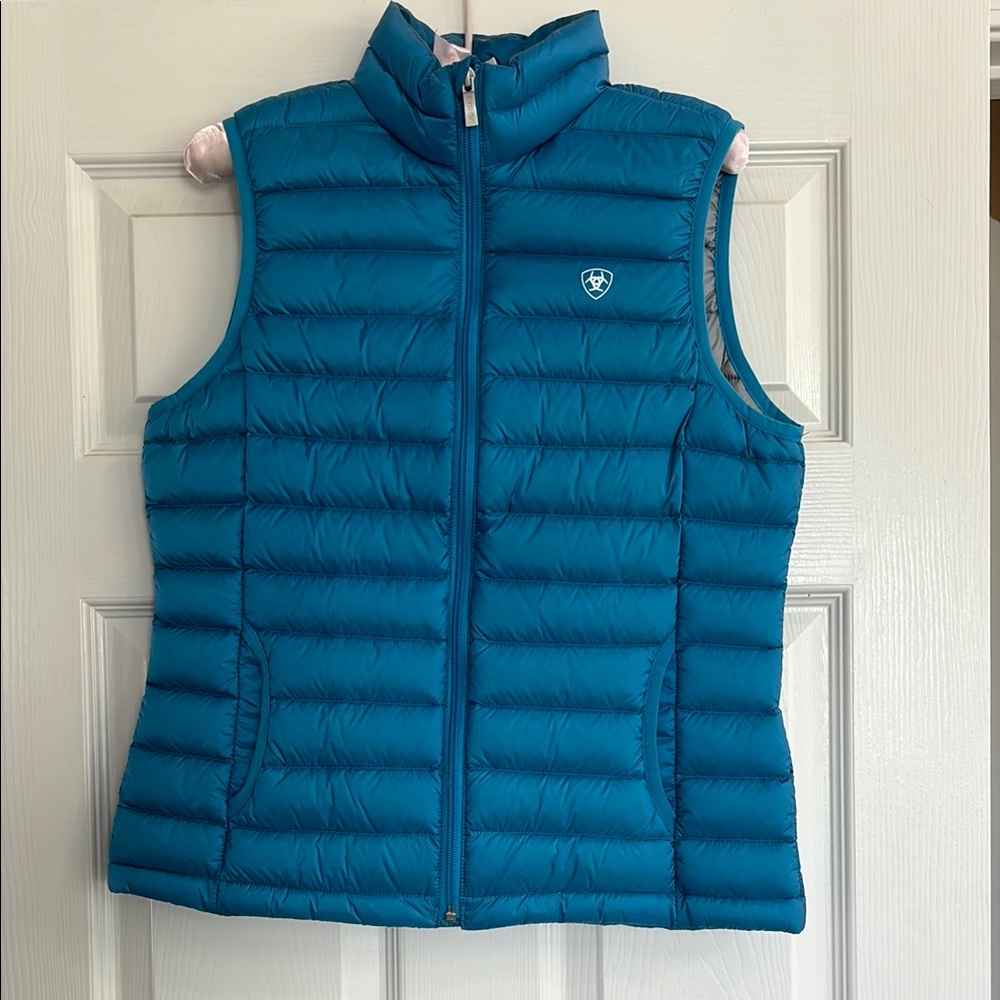 Ariat Blue Quilted Puffer Vest